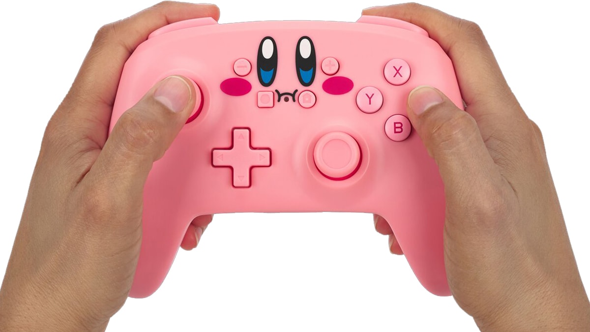 Manette sans fil pour Nintendo Switch™ - Kirby™ bouche pleine 2