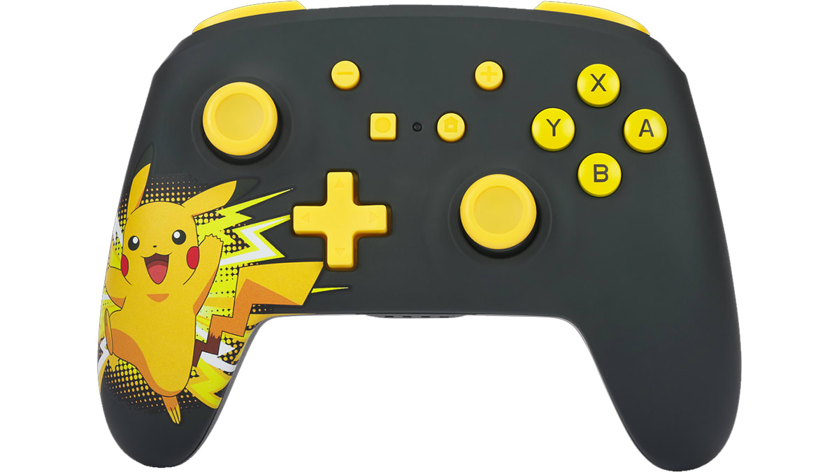 Manette sans fil améliorée pour Nintendo Switch™ - Pikachu™ joyeux 1