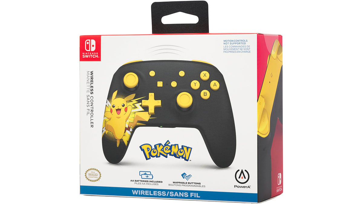 Manette sans fil améliorée pour Nintendo Switch™ - Pikachu™ joyeux 6