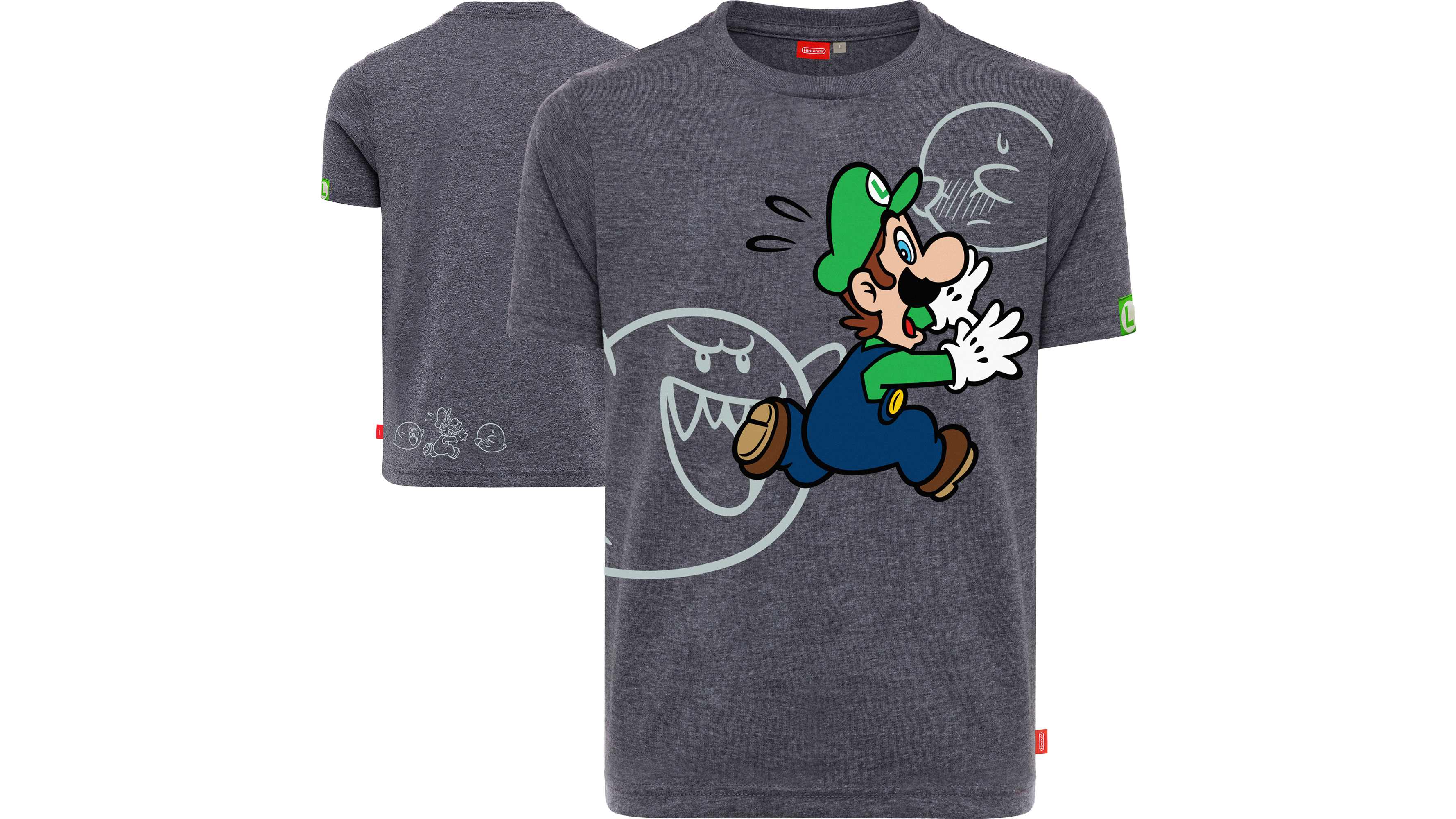 Luigi™ and Boo Youth T-Shirt - Nintendo Official Site
