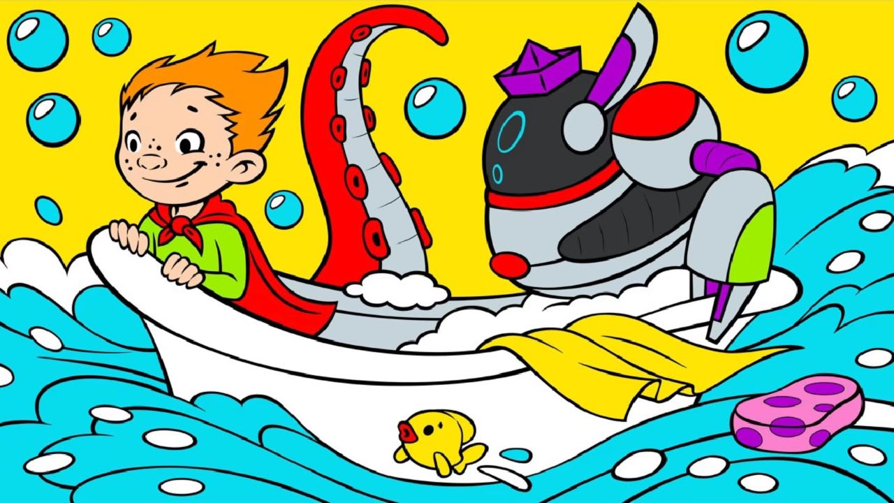 Comic Coloring Book Complete Edition: PAINT 5