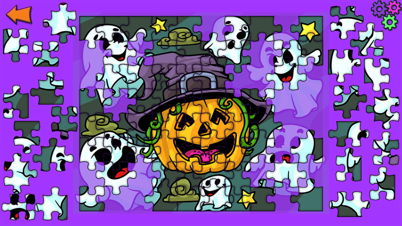 Halloween Jigsaw Puzzles - Puzzle Game for Kids & Toddlers 5