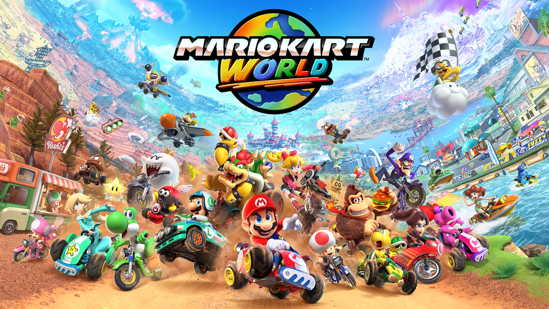 Mario Kart World adds SNES courses and Knockout Tour routes in a free update
