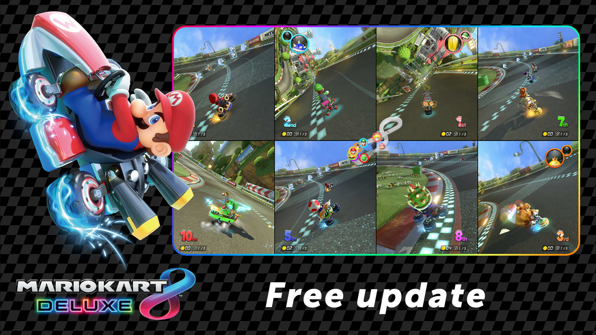 Free update now available for Mario Kart