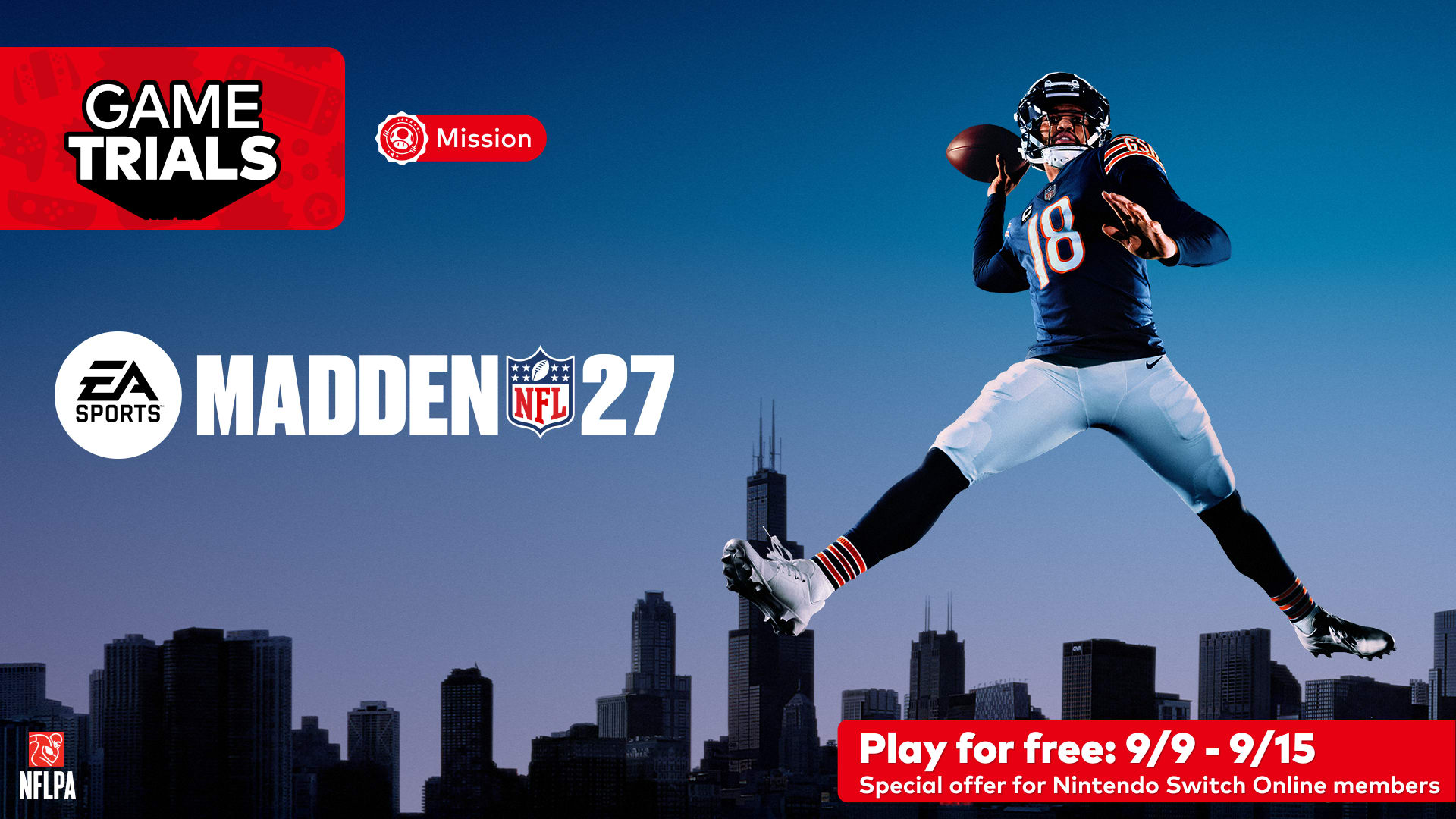 Try the latest Game Trial, EA SPORTS Madden NFL 27