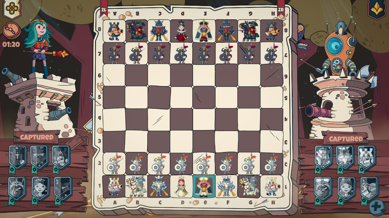 Winter White Chessboard 2