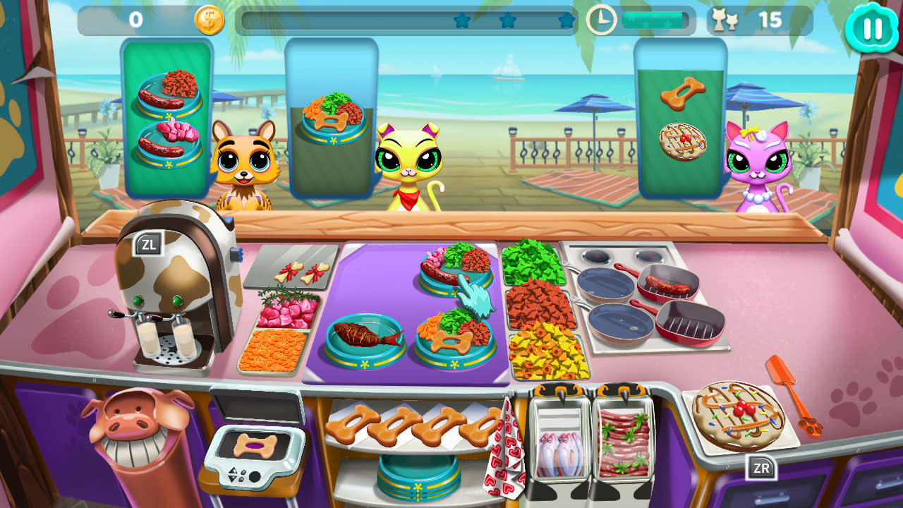 Family Games Bundle: My Magic Florist + Pet Shop Snacks + Bubble Cats Rescue 4