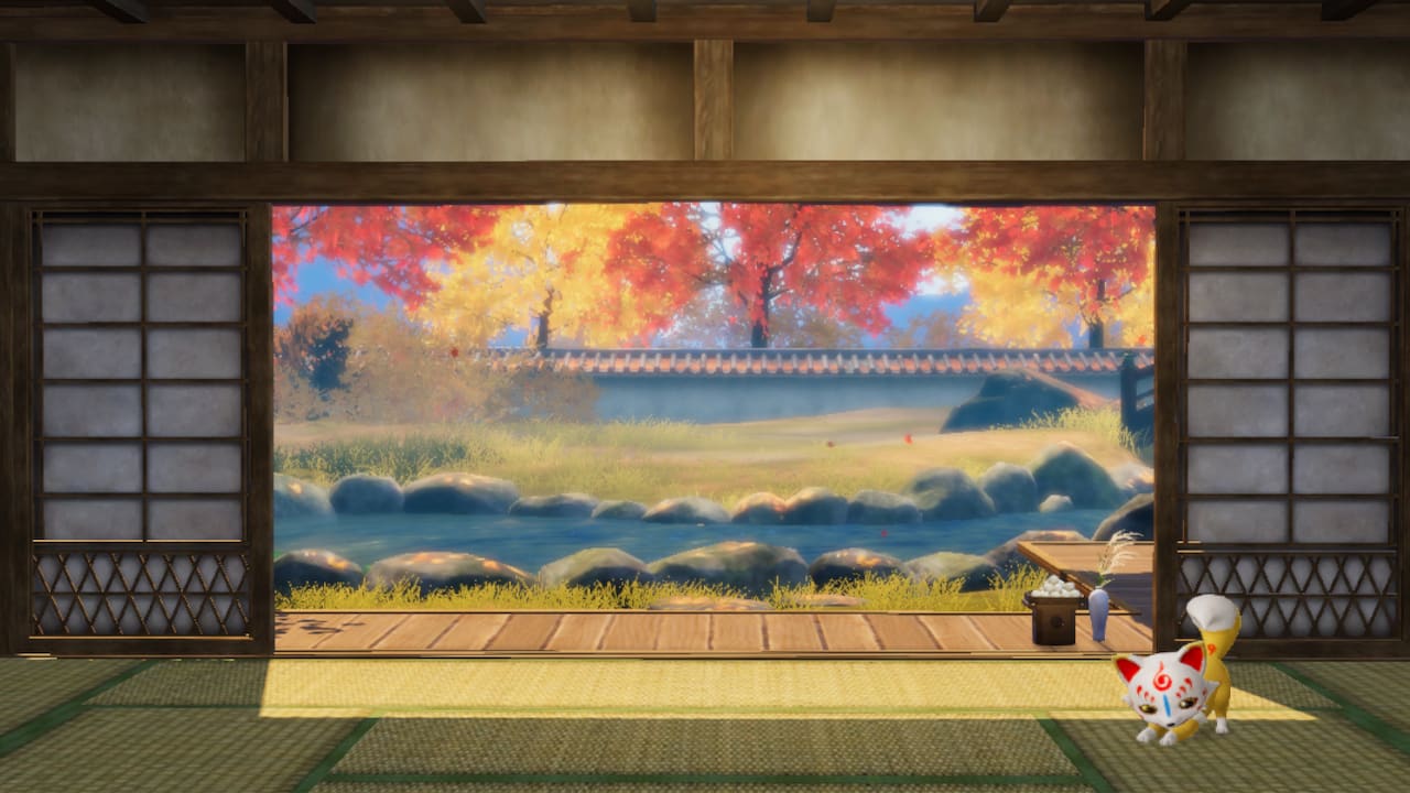 Honmaru Backdrop "Autumn Leaves" 2