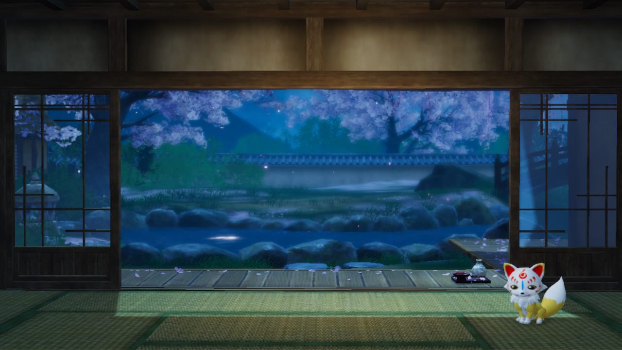 Honmaru Backdrop "Sakura Viewing - Nighttime" 2