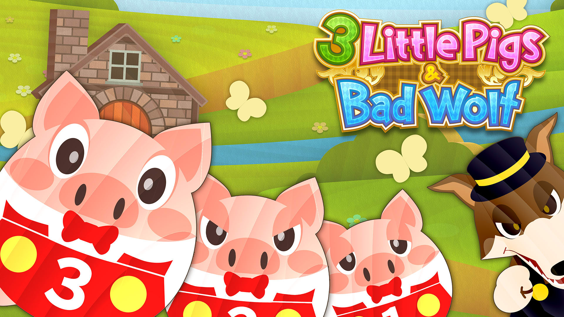 3 Little Pigs & Bad Wolf 1