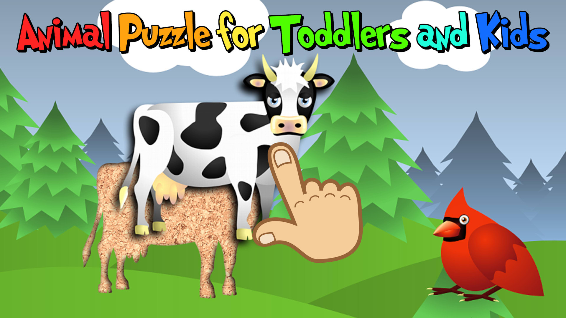 Animal Puzzle for Toddlers and Kids - Preschool and kindergarten learning and fun game 1