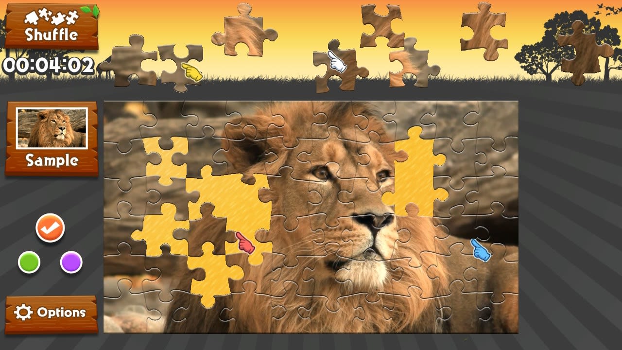 Animated Jigsaws: Wild Animals 4