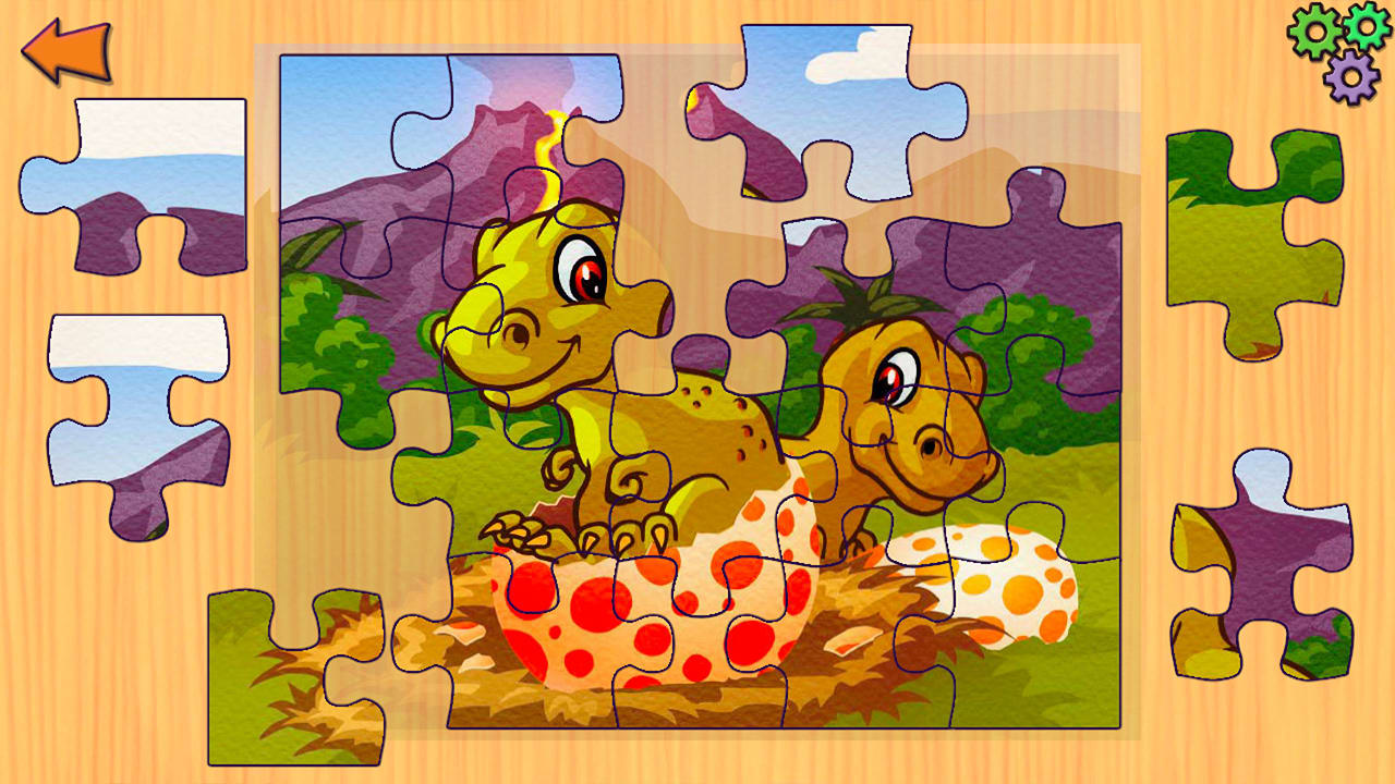 Dinosaur Jigsaw Puzzles - Dino Puzzle Game for Kids & Toddlers 6