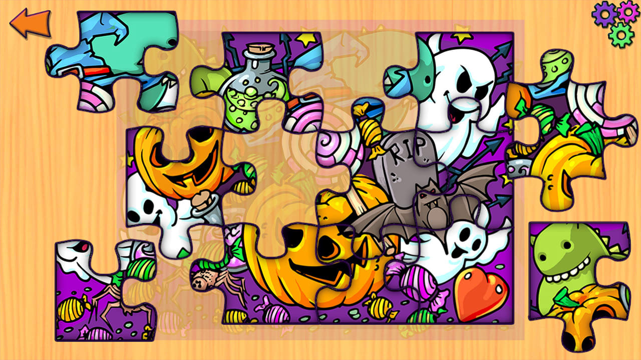 Halloween Jigsaw Puzzles - Puzzle Game for Kids & Toddlers 4