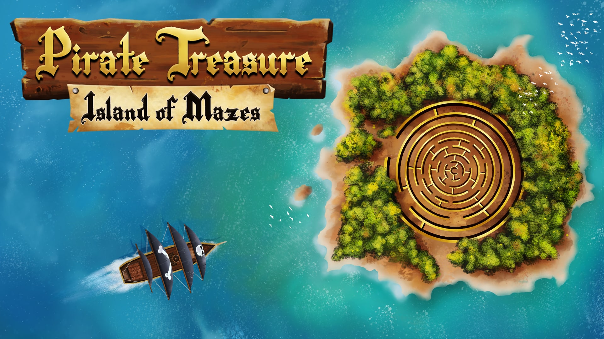 Pirate Treasure: Island of Mazes 1