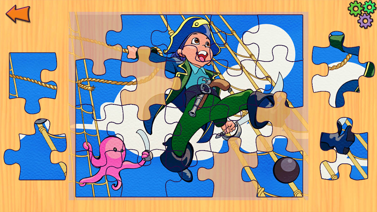 Pirates Jigsaw Puzzle - Education Adventure Learning Children Puzzles Games for Kids & Toddlers 4