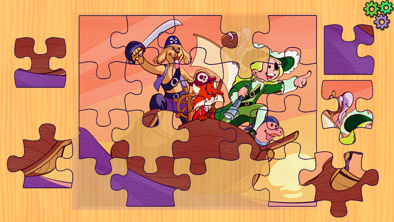 Pirates Jigsaw Puzzle - Education Adventure Learning Children Puzzles Games for Kids & Toddlers 6