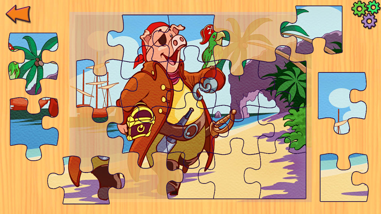Pirates Jigsaw Puzzle - Education Adventure Learning Children Puzzles Games for Kids & Toddlers 7