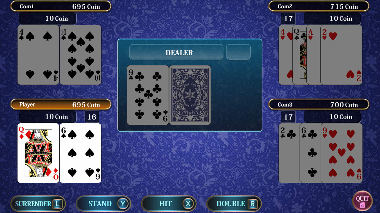 THE Card: Poker, Texas hold 'em, Blackjack and Page One 4