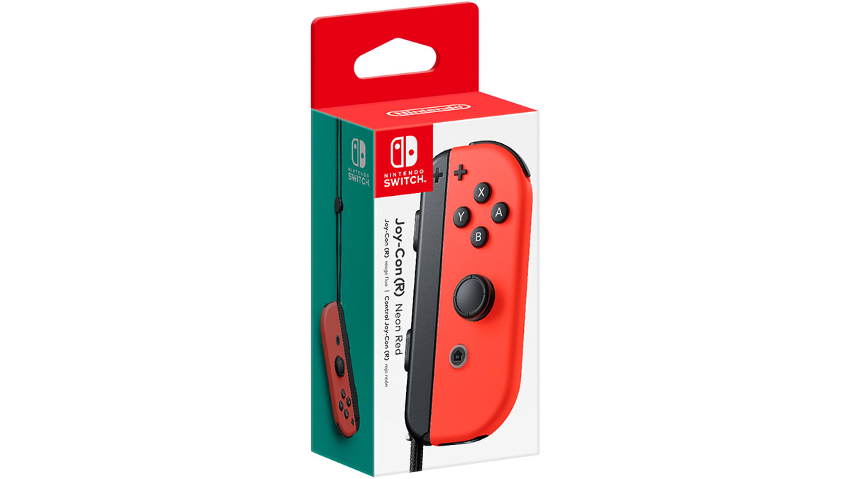 Joy-Con (R) rojo neón 1