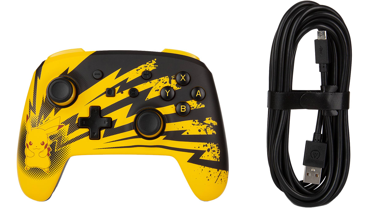 Enhanced Wired Controller - Pikachu Lightning 6
