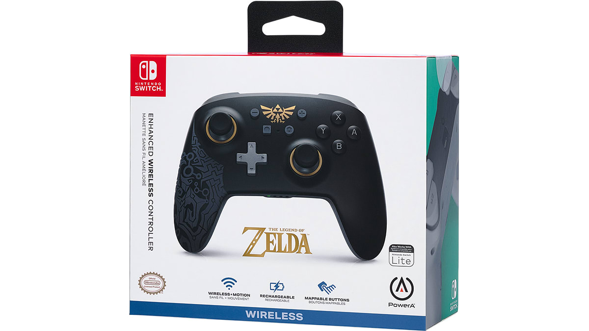 Enhanced Wireless Controller for Switch - Hylian Crest - Hardware ...