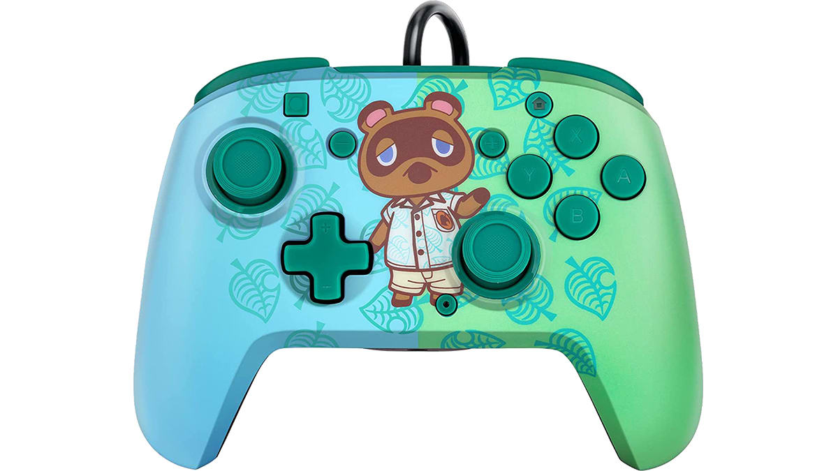 Faceoff™ Deluxe+ Audio Wired Controller: Animal Crossing™: Tom Nook 1