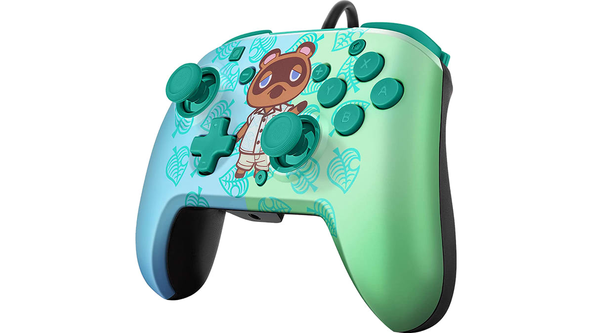 Faceoff Deluxe+ Audio Wired Controller: Animal Crossing™: Tom Nook 6