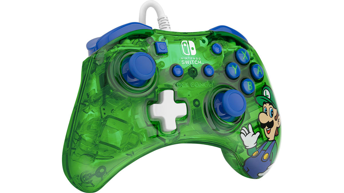 Rock Candy Wired Controller: Luigi 3