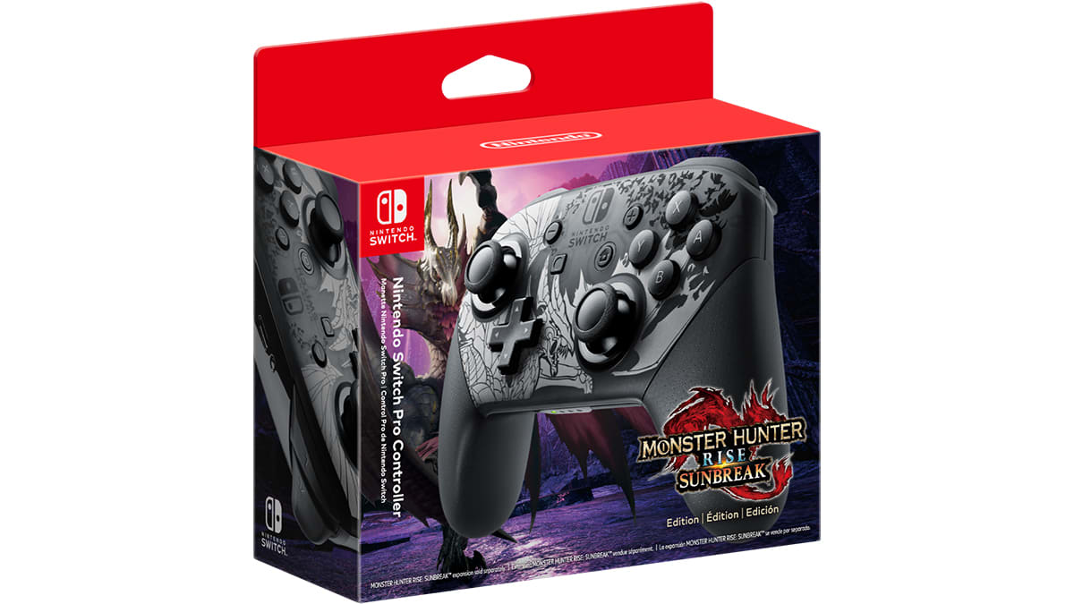 Nintendo Switch Pro Controller Monster Hunter Rise: Sunbreak Edition