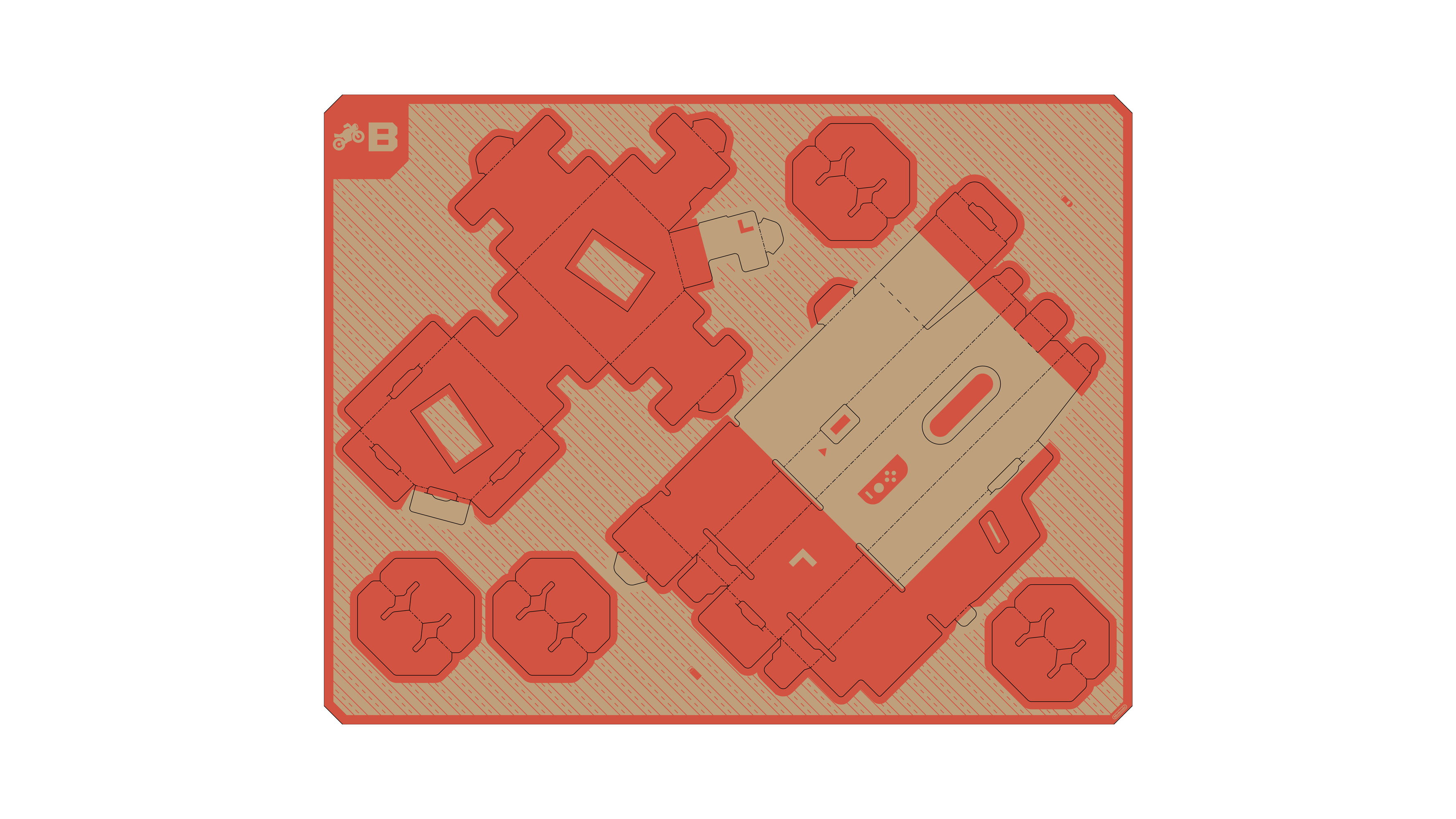 Nintendo Labo Variety Kit Motorbike Cardboard Pack Hardware