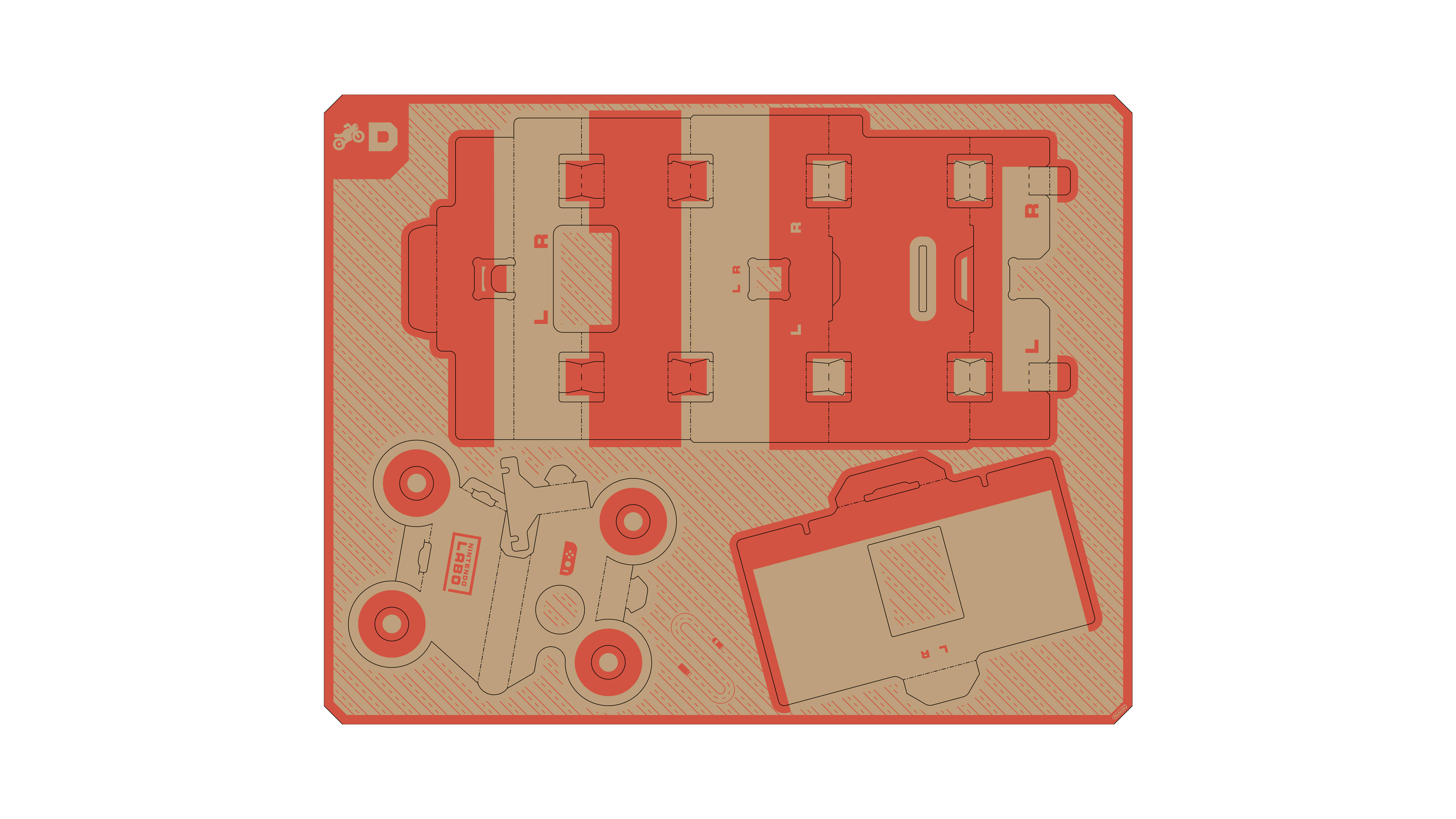 Nintendo Labo Variety Kit Motorbike Cardboard Pack Hardware