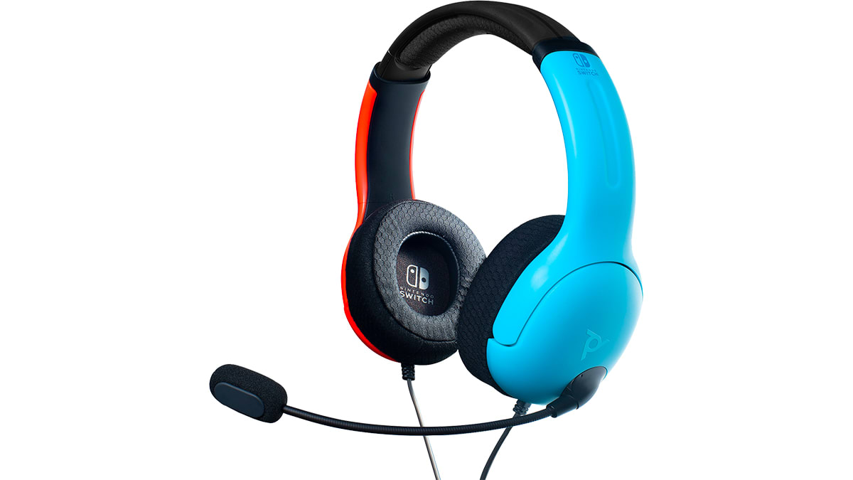 LVL40 Wired Stereo Gaming Headset Blue/Red Nintendo Official