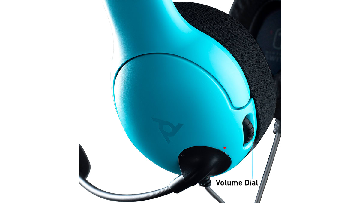 Casque de jeu stéréo câblé LVL40 (bleu/rouge) 4