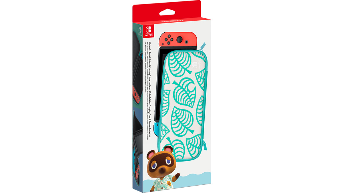 Étui et protecteur d'écran Nintendo Switch™ Animal Crossing™: New Horizons édition Aloha 1