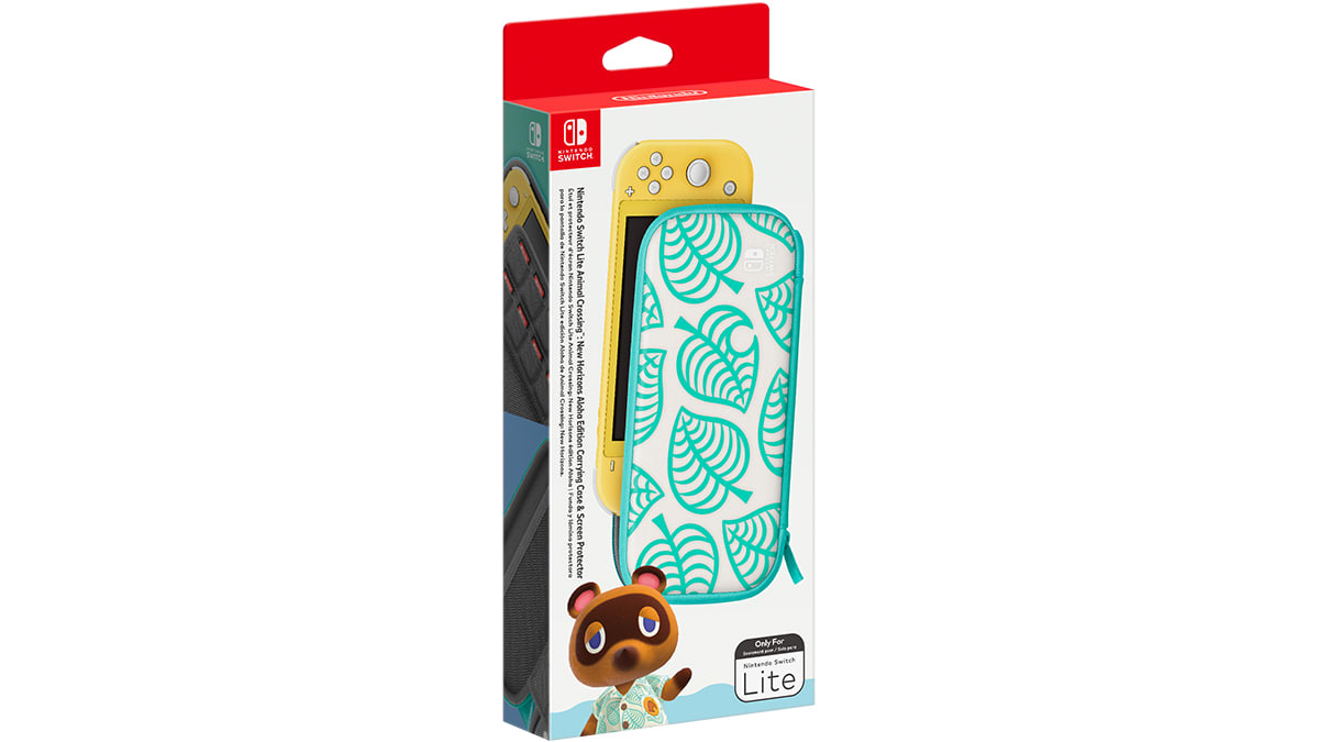 Étui et protecteur d'écran Nintendo Switch™ Lite Animal Crossing™: New Horizons édition Aloha 1