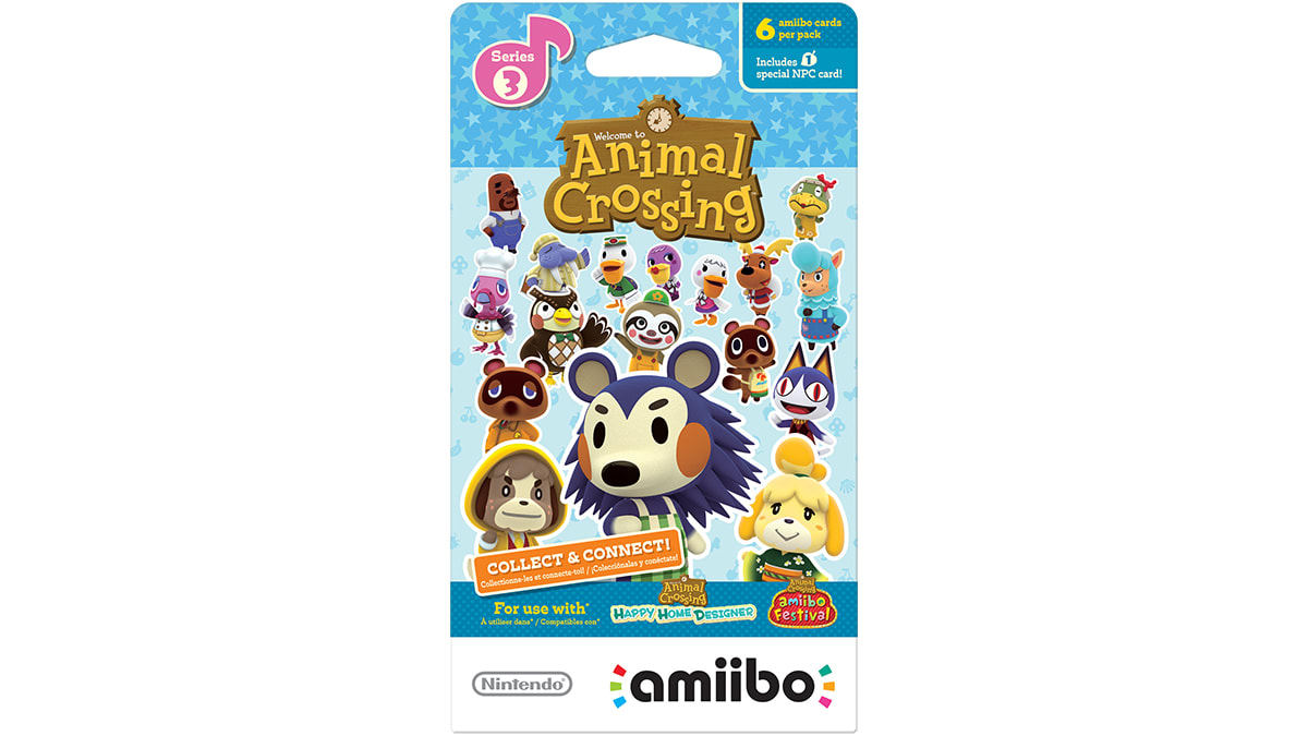 Cartes amiibo Animal Crossing - 3 ensemble 1