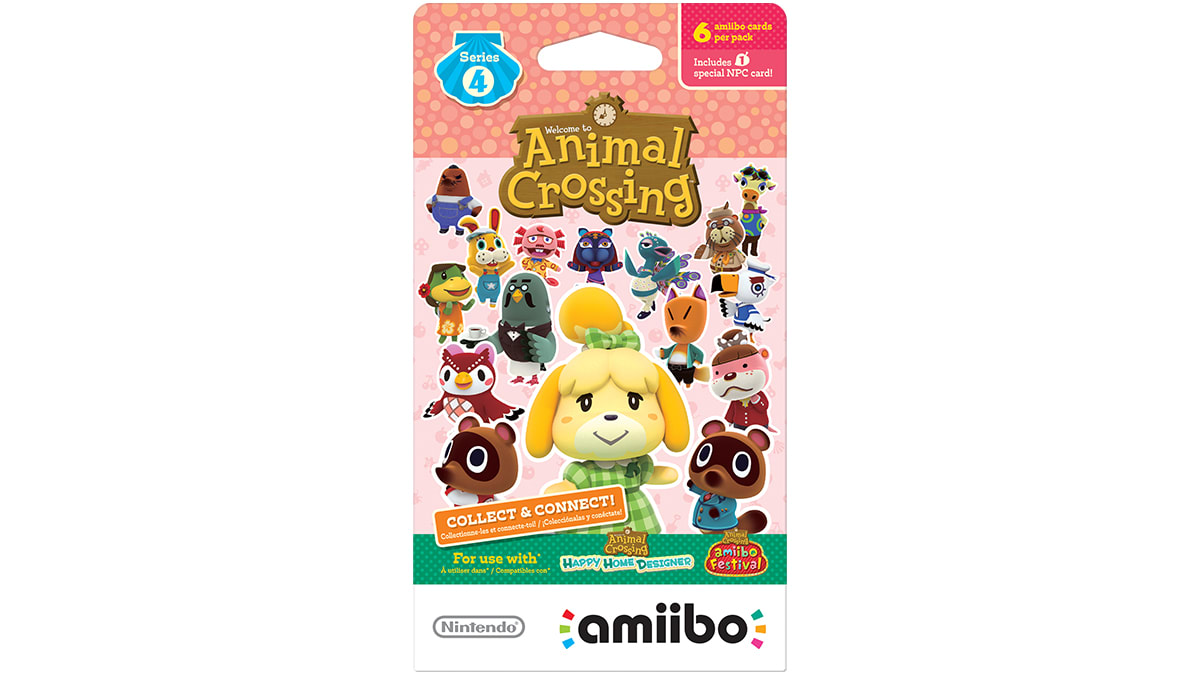 Cartes amiibo Animal Crossing - 4 ensemble 1