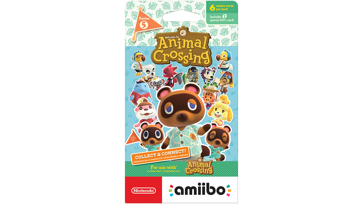 Cartes amiibo™ Animal Crossing™ - 5 ensemble 1
