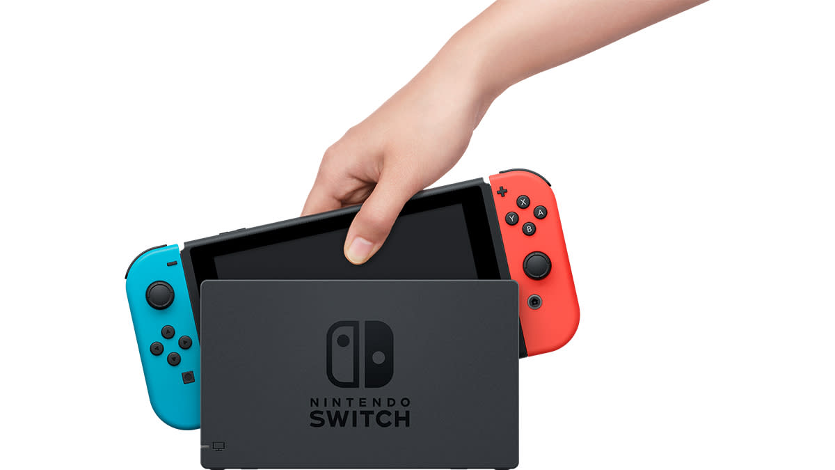Nintendo Switch - Neon Blue + Neon Red Joy-Con 4