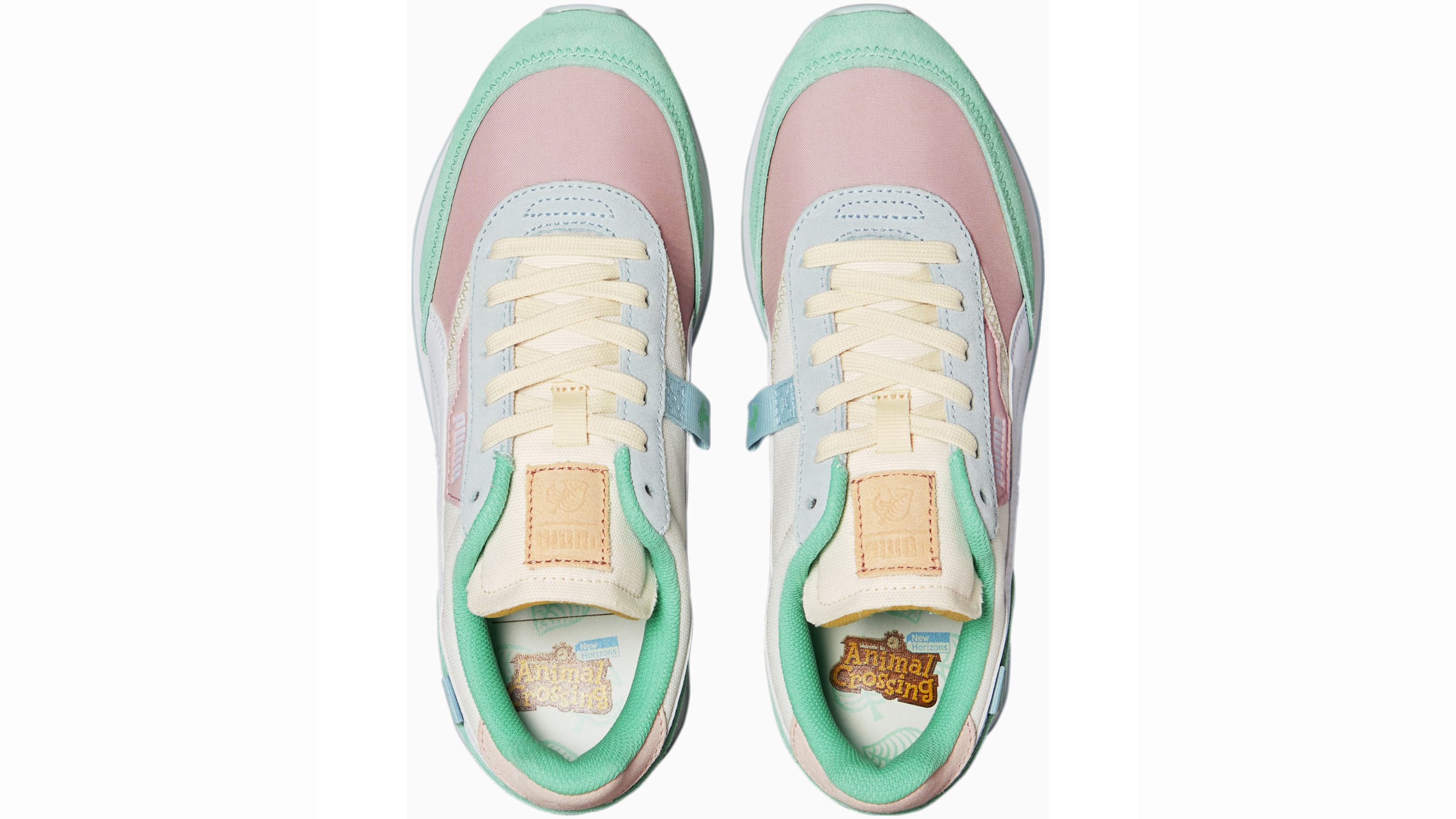 puma x animal crossing sandals