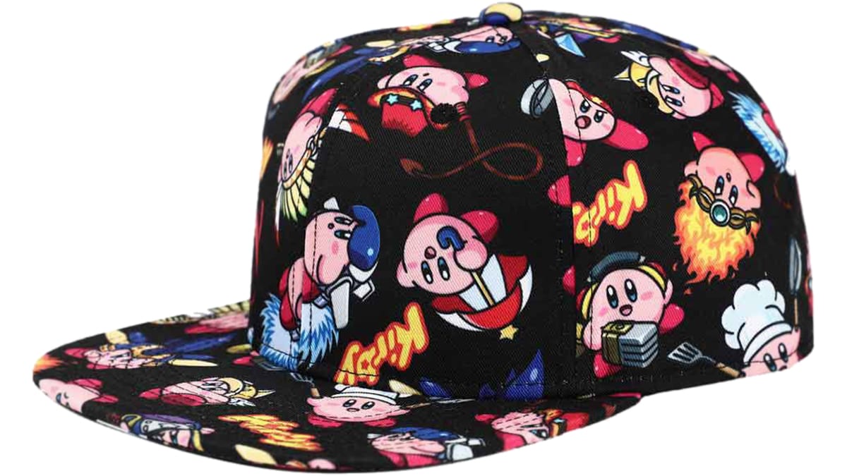 Kirby™ Powered Up All Over Print Baseball Hat 1