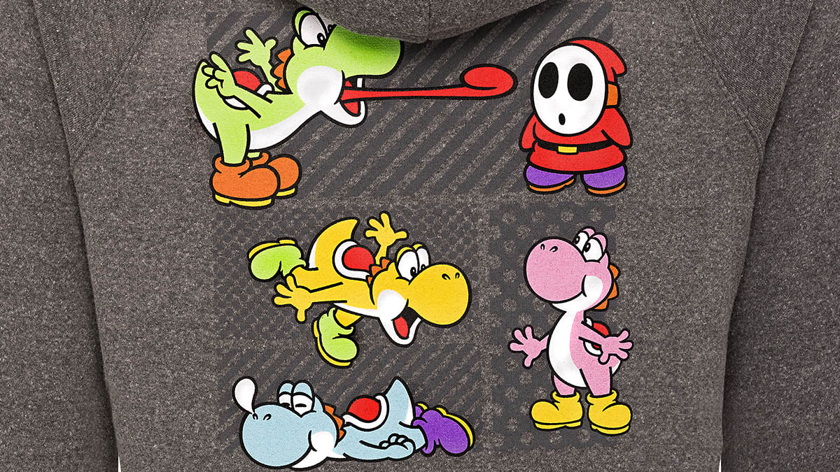 Mushroom Kingdom Collection - Yoshi Zip-Up Hoodie - L 5