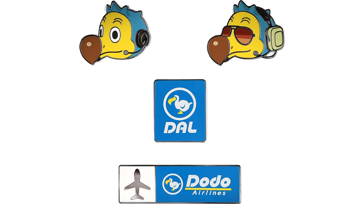 Animal Crossing - Dodo Airlines 4-Pack Pin Set 2