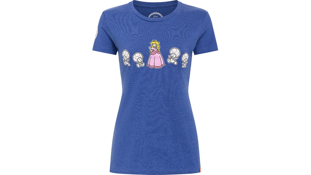 Collection royaume Champignon – T-shirt Peach et Toad - S 1