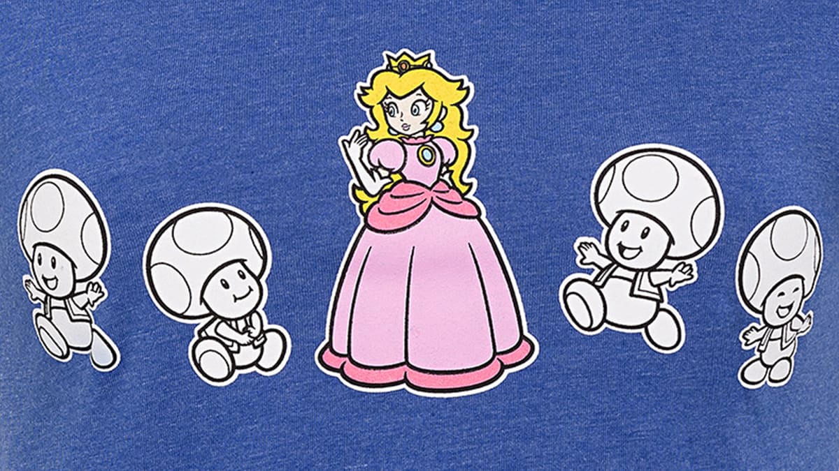 Mushroom Kingdom Collection - Peach & Toad T-Shirt - XL 2