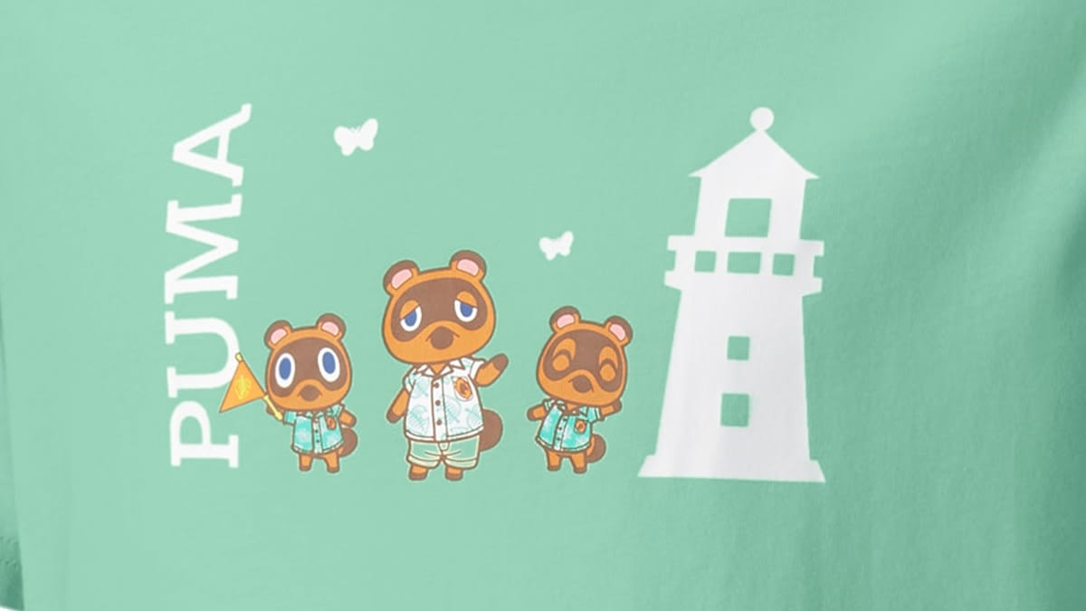 PUMA x Animal Crossing: New Horizons Kids' T-shirt - Mist Green - M 2