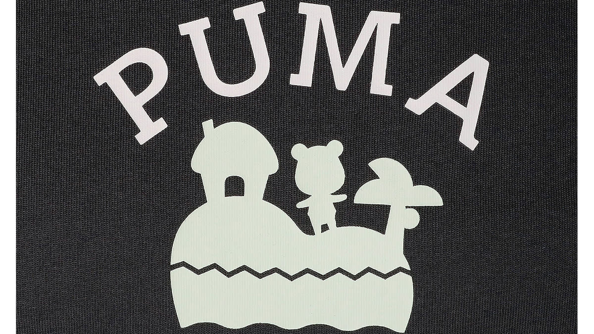 PUMA x Animal Crossing: New Horizons Kids' Tee - Phantom Black - M 2