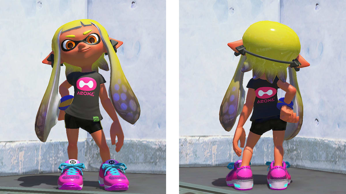 Splatoon™ 3 - T-shirt noir Tentatek avec bracelet de sport 2