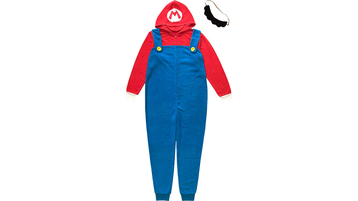 Super Mario Microfleece Union Suit (Men's) - S 1